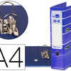 CLASSEUR LEVIER LIDERPAPEL A4 FILING SYSTEM CARTON REMBORDÉ 1,9MM DOS 75MM RADO COMPRESSEUR MÉTAL BLEU CLASSEUR LEVIER LIDERPAPEL A4 FILING SYSTEM CARTON REMBORDÉ 1,9MM DOS 75MM RADO COMPRESSEUR MÉTAL BLEU