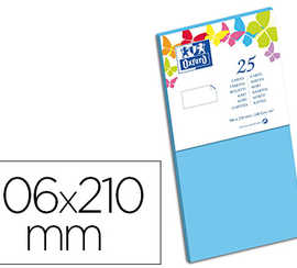 carte-oxford-v-lin-106x210mm-240g-coloris-bleu-lagon-tui-25-unit-s