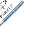 STYLO-PLUME PARKER IM PREMIUM CORPS ALUMINIUM COULEUR BLEU ATTRIBUTS CHROMAS STYLO-PLUME PARKER IM PREMIUM CORPS ALUMINIUM COULEUR BLEU ATTRIBUTS CHROMAS