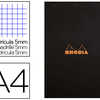 BLOC BUREAU RHODIA A4 PAPIER V ALIN SURFIN COUVERTURE ENDUITE ENVELOPPANTE 210X297MM 80F DATACHABLES 80G 5X5MM NOIR BLOC BUREAU RHODIA A4 PAPIER V ALIN SURFIN COUVERTURE ENDUITE ENVELOPPANTE 210X297MM 80F DATACHABLES 80G 5X5MM NOIR