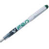 STYLO-PLUME PILOT V PEN JETABL E POINTE MOYENNE RAGULATEUR DABIT ENCRE LIQUIDE VISIBLE COLORIS VERT