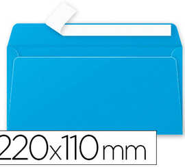 enveloppe-clairefontaine-polle-n-dl-110x220mm-120g-coloris-bleu-turquoise-paquet-20-unitas