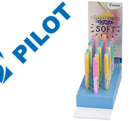 surligneur-pilot-frixion-light-soft-pointe-moyenne-couleurs-assorties-pr-sentoir-40-unit-s