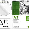 BLOC SPIRALE LIDERPAPEL ESQUISSES UNI 90G/M2 A5 100F BLOC SPIRALE LIDERPAPEL ESQUISSES UNI 90G/M2 A5 100F