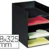 MODULE CLASSEMENT PAPERFLOW 5 CASES POLYSTYRENE HAUTEUR CASE 56MM 318X258X325MM COLORIS NOIR MODULE CLASSEMENT PAPERFLOW 5 CASES POLYSTYRENE HAUTEUR CASE 56MM 318X258X325MM COLORIS NOIR