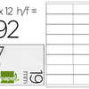 ÉTIQUETTE ADHÉSIVE LIDERPAPEL 19X27MM COLORIS BLANC ÉCRITURE MANUELLE POCHETTE 10 FEUILLES + 2 GRATUITES 1920 UNITÉS ÉTIQUETTE ADHÉSIVE LIDERPAPEL 19X27MM COLORIS BLANC ÉCRITURE MANUELLE POCHETTE 10 FEUILLES + 2 GRATUITES 1920 UNITÉS