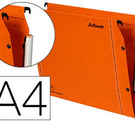 dossier-suspendu-esselte-dual-kraft-lmg-240g-armoire-entraxe-330mm-h275mm-fond-v-coloris-orange-bo-te-25-unitas