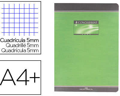 cahier-brocha-conquarant-sept-couverture-offset-a4-24x32cm-192-pages-70g-5x5mm
