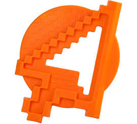 anneau-de-dentition-miniland-forme-curseur-coloris-orange-110mm
