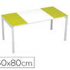 BUREAU PAPERFLOW EASYDESK 160X 80CM PIEDS ACIER LAQUA BLANC PLATEAU BLANC/VERT BUREAU PAPERFLOW EASYDESK 160X 80CM PIEDS ACIER LAQUA BLANC PLATEAU BLANC/VERT