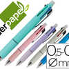STYLO-BILLE LIDERPAPEL 5 EN 1 POINTE 0.5MM TRAIT 0.7MM RATRACTABLE 4 COULEURS D'ENCRE PORTE-MINE 0.5MM GOMME STYLO-BILLE LIDERPAPEL 5 EN 1 POINTE 0.5MM TRAIT 0.7MM RATRACTABLE 4 COULEURS D'ENCRE PORTE-MINE 0.5MM GOMME