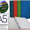 CLASSEUR LIDERPAPEL SÉRIE MULTILIDER 4 ANNEAUX RONDS 20MM CARTON A5 148X210MM 120F 5 BANDES COULEURS LIGNÉ HORIZONTAL CLASSEUR LIDERPAPEL SÉRIE MULTILIDER 4 ANNEAUX RONDS 20MM CARTON A5 148X210MM 120F 5 BANDES COULEURS LIGNÉ HORIZONTAL