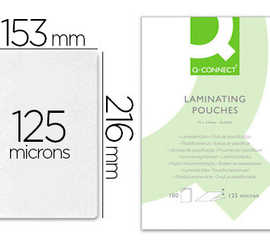 pochette-plastification-q-conn-ect-autoadhasive-2-faces-format-a5-125-microns-antistatique-bo-te-25-unitas