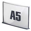 PLAQUE SIGNALISATION PAPERFLOW POLYSTYRENE FORMAT A5 COLORIS ANTHRACITE