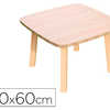 TABLE BASSE PAPERFLOW PLATEAU 60X60CM HAUTEUR 40CM COLORIS HÊTRE TABLE BASSE PAPERFLOW PLATEAU 60X60CM HAUTEUR 40CM COLORIS HÊTRE