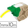 ÉTIQUETTE ADHÉSIVE LEITZ POLYPROPYLÈNE RUBAN CONTINU PERMANENT 12MMX10M INDÉCHIRABLE IMPERMÉABLE CASSETTE JAUNE ÉTIQUETTE ADHÉSIVE LEITZ POLYPROPYLÈNE RUBAN CONTINU PERMANENT 12MMX10M INDÉCHIRABLE IMPERMÉABLE CASSETTE JAUNE