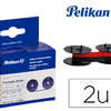 RUBAN ENCREUR PELIKAN POUR CAL CULATRICES GR51 NYLON COLORIS NOIR/ROUGE 13MMX6M BOÎTE DE 2 UNITAS RUBAN ENCREUR PELIKAN POUR CAL CULATRICES GR51 NYLON COLORIS NOIR/ROUGE 13MMX6M BOÎTE DE 2 UNITAS