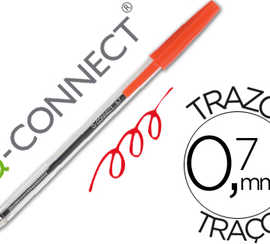 stylo-bille-q-connect-acriture-moyenne-0-7mm-encre-classique-bille-indaformable-capuchon-couleur-encre-rouge