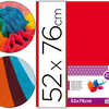 PAPIER DE SOIE LIDERPAPEL 52X7 6CM 18G/M2 UNICOLORE ROUGE SACHET 25F PAPIER DE SOIE LIDERPAPEL 52X7 6CM 18G/M2 UNICOLORE ROUGE SACHET 25F
