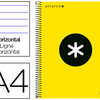 CAHIER SPIRALE LIDERPAPEL ANTA RTIK A4 120F 100G COUVERTURE REMBORDÉE LIGNÉ MICRO-PERFORÉ 5 BANDES 4TROUS JAUNE FLUO CAHIER SPIRALE LIDERPAPEL ANTA RTIK A4 120F 100G COUVERTURE REMBORDÉE LIGNÉ MICRO-PERFORÉ 5 BANDES 4TROUS JAUNE FLUO