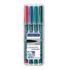 STYLO-FEUTRE STAEDTLER LUMOCOL OR PERMANENT POINTE EXTRA FINE MULTI-SUPPORTS SACHAGE IMMADIAT RASISTANT EAU POCHETTE 4U STYLO-FEUTRE STAEDTLER LUMOCOL OR PERMANENT POINTE EXTRA FINE MULTI-SUPPORTS SACHAGE IMMADIAT RASISTANT EAU POCHETTE 4U