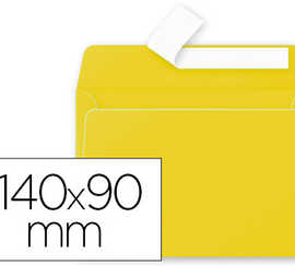 enveloppe-clairefontaine-polle-n-90x140mm-120g-coloris-jaune-soleil-paquet-20-unitas