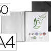 PROTÈGE-DOCUMENTS LIDERPAPEL POLYPROPYLÈNE COUVERTURE RIGIDE SPIRALE 50 POCHETTES FIXES A4 210X297MM COLORIS NOIR PROTÈGE-DOCUMENTS LIDERPAPEL POLYPROPYLÈNE COUVERTURE RIGIDE SPIRALE 50 POCHETTES FIXES A4 210X297MM COLORIS NOIR