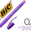 STYLO-BILLE BIC GELOCITY ILLUS ION POINTE MOYENNE 0.7MM ENCRE GEL EFFACABLE ET RECHARGEABLE COLORIS VIOLET