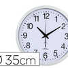 HORLOGE MURALE CARPENTRAS 35CM RADIO PILOTÉE CADRE PLASTIQUE ARGENTÉ FOND BLANC CHIFFRES COULEUR NOIR 1 PILE 1,5V AA HORLOGE MURALE CARPENTRAS 35CM RADIO PILOTÉE CADRE PLASTIQUE ARGENTÉ FOND BLANC CHIFFRES COULEUR NOIR 1 PILE 1,5V AA