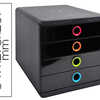 MODULE CLASSEMENT EXACOMPTA PO P-BOX IDERAMA 4 TIROIRS A4+ 347X278X267MM COLORIS NOIR/ARELQUIN MODULE CLASSEMENT EXACOMPTA PO P-BOX IDERAMA 4 TIROIRS A4+ 347X278X267MM COLORIS NOIR/ARELQUIN