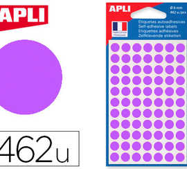 pastille-adhasive-apli-agipa-d-iametre-8mm-permanente-coloris-violet-pochette-462-unitas