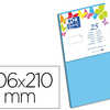 CARTE OXFORD VÉLIN 106X210MM 240G COLORIS BLEU LAGON ÉTUI 25 UNITÉS CARTE OXFORD VÉLIN 106X210MM 240G COLORIS BLEU LAGON ÉTUI 25 UNITÉS