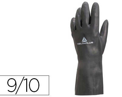 gant-naoprene-deltaplus-floqua-coton-longueur-30cm-apaisseur-0-75mm-coloris-noir-taille-9-10-paire