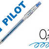 STYLO-BILLE PILOT G-TEC-C4 POI NTE HI-TEC ACRITURE EXTRA FINE 0.2MM ENCRE GEL CORPS TRANSLUCIDE BLEU