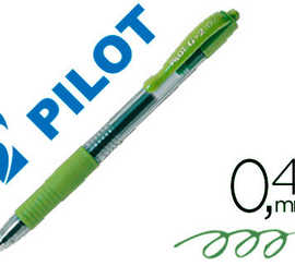 stylo-bille-pilot-g2-7-fun-ecriture-moyenne-0-4mm-encre-gel-ratractable-corps-translucide-grip-caoutchouc-citron-vert
