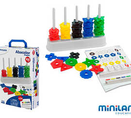 abaque-miniland-de-100-pi-ces-formes-assorties-210mm