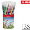 FEUTRE COLORIAGE STABILO TRIO TRIANGULAIRE ENCRE SUPER LAVABLE POINTE MOYENNE POT 36 UNITAS