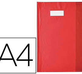 protege-cahier-elba-styl-sms-p-vc-opaque-12-100e-sans-phtalates-porte-atiquette-et-atiquette-a4-210x297mm-rouge