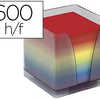 BLOC CUBE QUO VADIS PLEXIGLASS FUMA BOÎTE DISTRIBUTRICE BLOC PAPIER ENCOCHE PRAHENSION 600F 80G ARC-EN-CIEL BLOC CUBE QUO VADIS PLEXIGLASS FUMA BOÎTE DISTRIBUTRICE BLOC PAPIER ENCOCHE PRAHENSION 600F 80G ARC-EN-CIEL