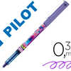 STYLO PILOT HI-TECHPOINT V5 MIKA ÉDITION LIMITÉE BROSSE À DENTS ÉCRITURE FINE 0.3MM ENCRE VIOLETTE LIQUIDE