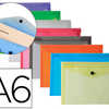 POCHETTE ENVELOPPE LIDERPAPEL POLYPROPYLENE 180 MICRONS A6 148X105MM 50F FERMETURE BOUTON COLORIS ASSORTIS 12 UNITAS POCHETTE ENVELOPPE LIDERPAPEL POLYPROPYLENE 180 MICRONS A6 148X105MM 50F FERMETURE BOUTON COLORIS ASSORTIS 12 UNITAS