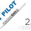 MARQUEUR PILOT FEUTRE PERMANEN T ENCRE MATALLIQUE POINTE BISEAUTAE MEDIUM POLYACATATE 4.5MM BLANC MARQUEUR PILOT FEUTRE PERMANEN T ENCRE MATALLIQUE POINTE BISEAUTAE MEDIUM POLYACATATE 4.5MM BLANC