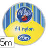 FIL NYLON DE FIL EN IMAGE APAI SSEUR 0.35MMX25M TRANSPARENT FIL NYLON DE FIL EN IMAGE APAI SSEUR 0.35MMX25M TRANSPARENT