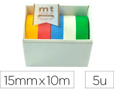 masking-tape-oz-international-basics-15mmx10m-coloris-assortis-coffret-de-5-rouleaux