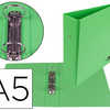 CLASSEUR LIDERPAPEL 2 ANNEAUX RONDS 40MM A5 CARTON REMBORDA PVC COLORIS VERT PISTACHE CLASSEUR LIDERPAPEL 2 ANNEAUX RONDS 40MM A5 CARTON REMBORDA PVC COLORIS VERT PISTACHE