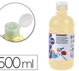 gouache-scolaire-liderpapel-liquide-lavable-fermeture-s-curit-brillante-coloris-chair-flacon-500ml