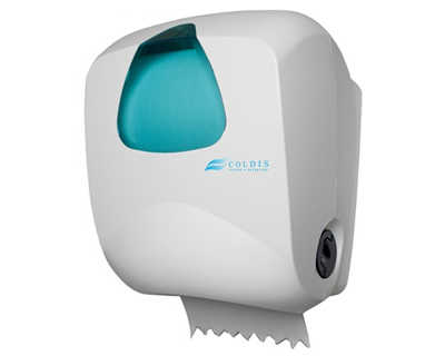 distributeur-essuie-mains-automatique-abs-fixation-vis-chargement-facile-silencieux-d-coupe-automatique-25cm-bleu-blanc