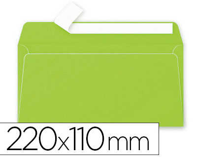 enveloppe-clairefontaine-polle-n-dl-110x220mm-120g-coloris-vert-menthe-paquet-20-unitas