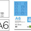 BLOC NOTES LIDERPAPEL PERFORÉ COUVERTURE CARTON IMPRIMÉ 250G/M2 A6 148X105MM FORMAT PAYSAGE 80F 60G/M2 UNI BLOC NOTES LIDERPAPEL PERFORÉ COUVERTURE CARTON IMPRIMÉ 250G/M2 A6 148X105MM FORMAT PAYSAGE 80F 60G/M2 UNI
