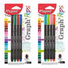 STYLO-FEUTRE MAPED GRAPH'PEPS POINTE EXTRA FINE FORMAT SPÉCIAL CONTENANT 4 COULEURS STANDARD + 4 COULEURS FUN STYLO-FEUTRE MAPED GRAPH'PEPS POINTE EXTRA FINE FORMAT SPÉCIAL CONTENANT 4 COULEURS STANDARD + 4 COULEURS FUN